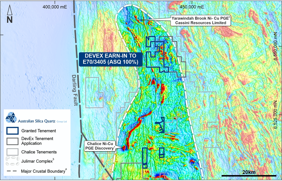 ASQG DevEX JV Project Map